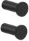 SAYAYO Ganci Accappatoio Bagno Nero in Acciaio Inox Ganci Appendiabiti, Appendi Strofinacci Cucina Gancio da Parete Appendi Accappatoio Bagno Capacità Carico 15 kg, 2 Pezzi, EGOY001Y-B-2P
