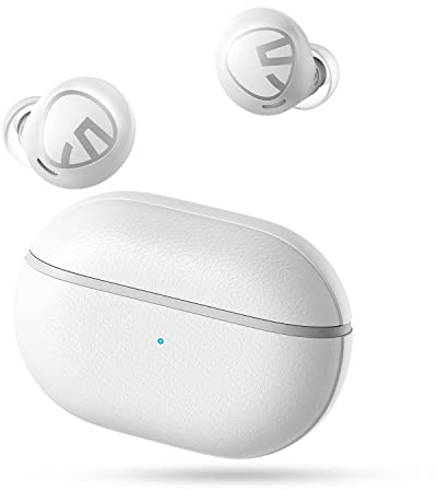SoundPEATS Free2 Classic Écouteurs sans fil intra-auriculaires, Oreillettes Bluetooth 5.1 avec 30 heures d'Autonomie, Micros intégré pour des Appels Clairs, IPX5, Contrôle Tactile, Son Stéréo Immersif