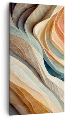 Stampe da Parete Moderne Verticali 55x100 cm Astratto Pastello - 5696