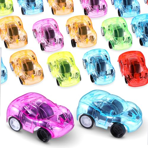 Aster 30 Stück Aufziehauto, Mini Rückziehauto für Kinder, Spielzeug Zurückziehen Autos, Drücken Ziehen Spielzeug für Jungen Mädchen Geschenk Zum Kindertag