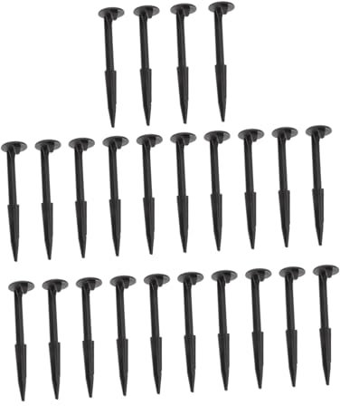 Toddmomy 24stücke Aufblasbare Kunststoff Erdanker Für Campingzelte Wetterfeste Rostfreie Gartenpfähle Für Outdoor-aktivitäten Und Einfach Zu Montieren Und Entfernen