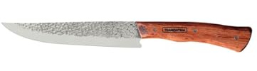 Tramontina - Fleischmesser Nomade 17 cm Edelstahl gehämmert und Holz