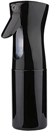 Yuattory Haar SprüH Flasche, Kontinuierliche SprüH Wasser Flasche SprüH Flasche Aerosol SprüH Sprayer 150 Ml, Schwarz