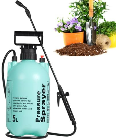 Pulverizador Manual a presión – Pulverizador de Plantas de Botella pulverizadora, pulverizador de Bomba Weedd Kille | Pulverizador de Agua de acción de Bomba Ajustable, pulverizador de presión para