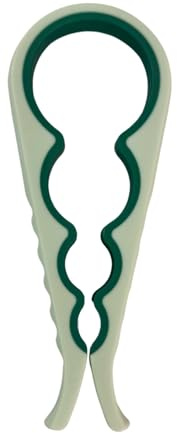 Fackelmann Ocean Abridor de Tarros y Botes, 22x3 cm, Cuatro Medidas de Diámetro Diferentes, Fácil Limpieza, Apto para Lavavajillas, Polipropileno y Plástico de Tacto Suave, Verde Agua, 1 ud.