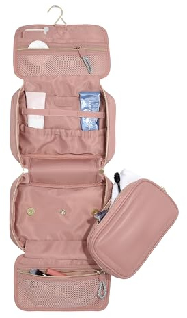 Stackers Petite Trousse de Toilette Suspendue en Nylon Recyclé Rose