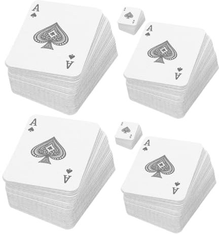 Toyvian 6stücke Pack Mini-Spielkarten Tragbare Karten Für Party-Geschenke Reise-Decks Puppenhaus-zubehör Süße Mini-kartenspiele Spielkarten in Großen Mengen Miniatur-Decks
