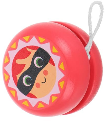 BESTonZON Holzholzspielzeug Yoyo Soldat Cartoon Motiv Junge Mädchen Lernspielzeug Feinmotorik Entwicklung Junge Mädchen Geschenk