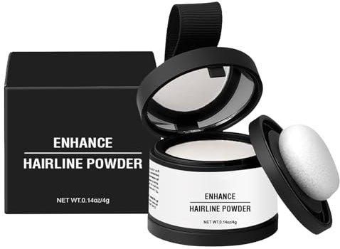 Mihauuke Haarpuder für Frauen, Wurzelpuder für Haare, Haartextur-Puder zur Wurzelabdeckung, inklusive Applikator, Langanhaltend deckender Haar-Shading-Tool-Concealer zum Ausbessern von grauem Haar