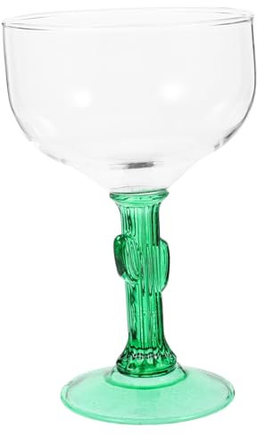 SECFOU Glas-cocktailglas Cactus Margarita Glas Transparent Hochfuß Trinkbecher Für Bars Restaurants Zuhause Mit Glattem Rand Und Angenehmem Trinkgefühl Für Feiern Und Besondere Anlässe
