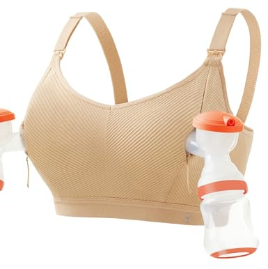 HOFISH Soutien-Gorge de maternité et d'allaitement sans Couture pour l'allaitement et Le Sommeil Pendant la Grossesse, avec rallonges de Soutien-Gorge et Clips supplémentaires