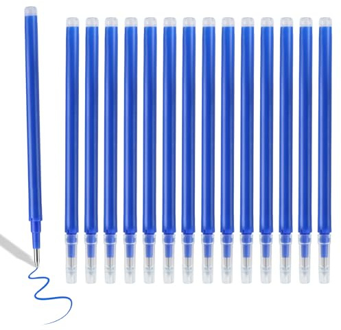 14PCS Recharge Stylo pour Pilot FriXion, Cartouche Bleue 0,7 mm Effaçables