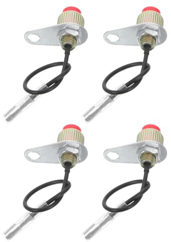 SUPVOX 4 Pezzi Interruttore Arresto per Tosaerba Gx35, Parti di Ricambio Compatte per Decespugliatore Giardino, Controllo on off Stop, Facile da Montare e Trasportare per Manutenzione Prato