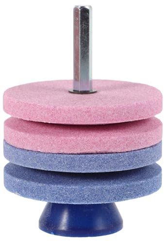 jojofuny Affilatrice per Lame Tosaerba Strati per Affilatura Industriale e Domestica Affilacoltelli Versatile per Utensili da Giardino Affilatrice per Trapano e Tagliaerba Efficiente e