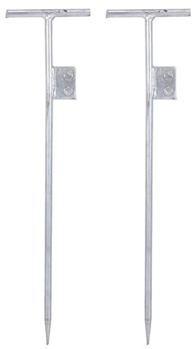 KONTONTY Varilla Galvanizada Para Puesta A Tierra De Iluminación Kit De Varilla De Puesta A Tierra Portátil Para Antenas