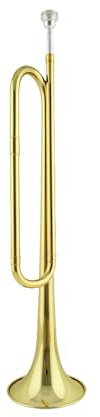 Tromba in Ottone, Tromba in Ottone in Do Maggiore, Diametro Del Bocchino Da 207 Mm, Strumento A Fiato Di Livello Professionale
