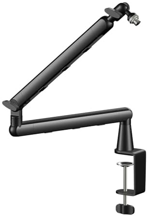 mic stand, Professioneller Studio-Mikrofonarm mit niedrigem Profil und erweitertem Riser-Kabelmanagement, verstellbarer Mikrofonständer for SM7B MV7 AM8 K688,parts(AK-55)