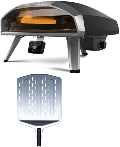 Ooni Koda 2 Pro Oven & Pizza Peel Bundle - Includes 14 Perforated Pizza Peel