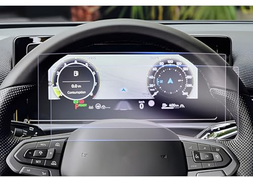 GAFAT Compatibile con VW T-Roc 2026 2027 10,25 Digital Cockpit Pellicola Protettiva, Protezione in Nano per 2026 T ROC Life Style R-Line Cockpit Pro, Antiurto, 6H Antigraffio [2 Pezzi]