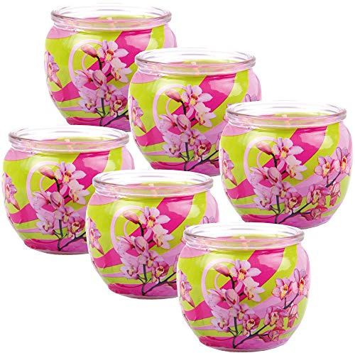 Scented Candles Motif Pack of 6