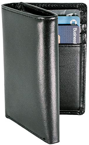 Top Grain Leather Trifold Wallet for Men | RFID Blocking | Ultra Strong Stitching | Extra Capacity Trifold Wallet | Thin and Sophisticated Tri-Fold Design