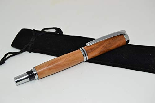 Holz Füllfeder Füller mit Schraubkappe fountain pen Holz Wildkirsche Handarbeit Pen Geschenk Geschenkidee Unikat handmade