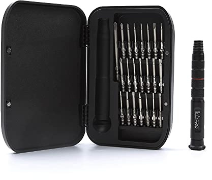 ilabPRO 23 Piece Precision Screwdriver Set Toolkit with Magnetic Micro Screwdriver and bits for Phone, Tablet, Laptop, PC, Watch and Glasses Repairs