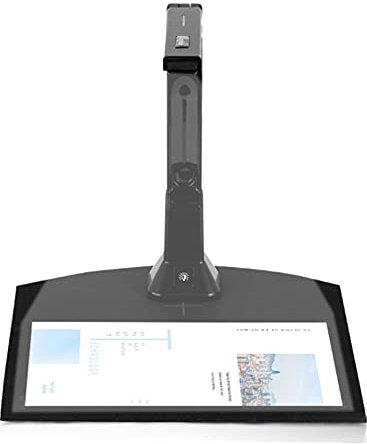 Portable Document Scanner, 10 MP Document Camera High Definition Scanner USB A4 Scanner With Real-time Projection Video Recording OCR Recognition