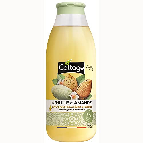 Cottage -Gel doccia Olio 560ml 97% di ingredienti di origine naturale, olio di mandorle 560ml