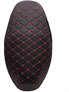 Uposao Funda de asiento para moto, universal, antideslizante, de piel sintética, impermeable, transpirable, aislante del calor, para motocicleta