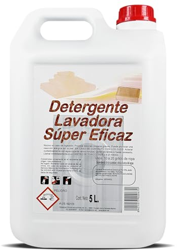 Detergente de Lavadora Líquido Ropa Blanca y de Color 5 litros | Ultraeficaz, Ropa Blanca, Ropa de Color