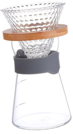 Cabilock Set Di 2 Filtri Per Caffettiera in Da 300 Ml Resistenti Calore Per Casa Ufficio