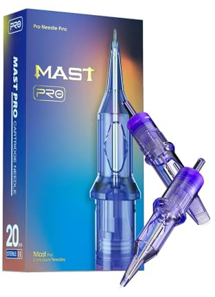 Mast Pro Tattoo Cartridges Nadeln Set 20 Stück #10 0.30mm 1001RL Standard Bugpin Round Liner Microblading Cartridge Tattoo Nadeln für Tattoo Maschine Pen