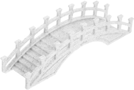 HYTROVE Miniature of Bridge Chinese Arch Vintage Decorative Style Accessories Item Made Plastic Micro for Landscape and Design Dollhouse Outdoor Suitable for Toys and Cabinet Decoration
