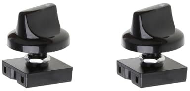 ZEKANXX 2PCS Rotary Switch 4 Position 3 Speed Fan Selector Fan Governor With Knob For Oven/Stove/Heaters 8A 125V/250VAC Governor Replacement