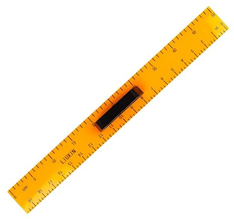 KiBcsLic Großes Gerades Lineal, Klare Skala, 50 Cm, für Technisches Whiteboard Entwurf