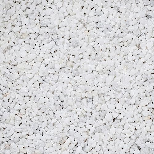 matches21 HOME & HOBBY Granuli decorativi bianchi come decorazione colorata – 10 kg di sabbia decorativa grossa Ø 2 – 3 mm per bicchieri, vasi