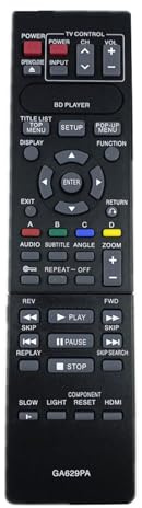 Xjdzineq Universals - Telecomando per lettore DVD con ampia compatibilità, materiali e basso consumo energetico, ricambio per DVD BluRay