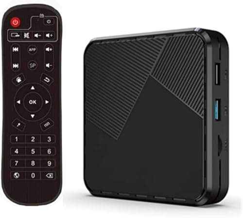 Android TV Box, Smart Streaming Media Player, Allwinner H728, Android 14, 8K HDR, WiFi 6, 1000M Ethernet, USB 3.0 con telecomando per Home Theater Gaming