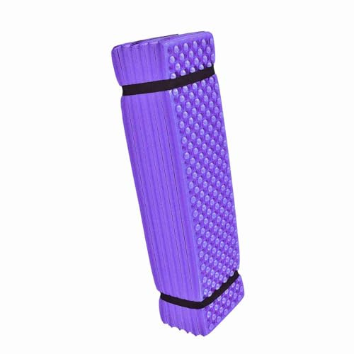 YUEHISY Estera de Espuma, Colchoneta Plegable para Acampar con Capa de Cojín de Huevo XPE, Colchón Exterior a Prueba de Agua para Mochileros, Estera de Yoga Compacta Ultraligera para Viajes, Sábana