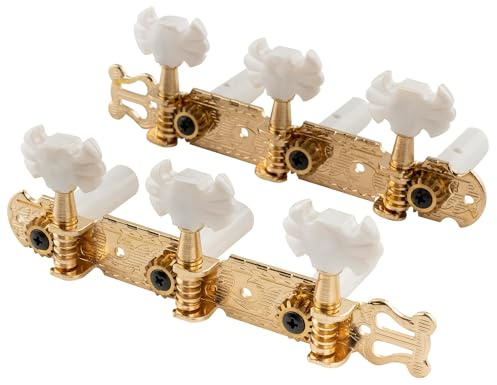 Musiclily Pro 3L3R Lyra Style Mechanikensatz für Konzertgitarre Gold