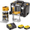 DeWalt DCW604NT 18V Brushless Router Trimmer with 2 x 5.0Ah Batteries & Charger in Case