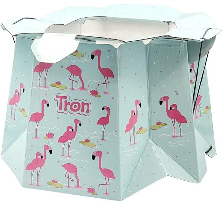 Orinal Infantil desechable, aguanta 30 kg de presión, fácil de Usar, Absorbe líquidos y Elimina olores, diseño: flamencos