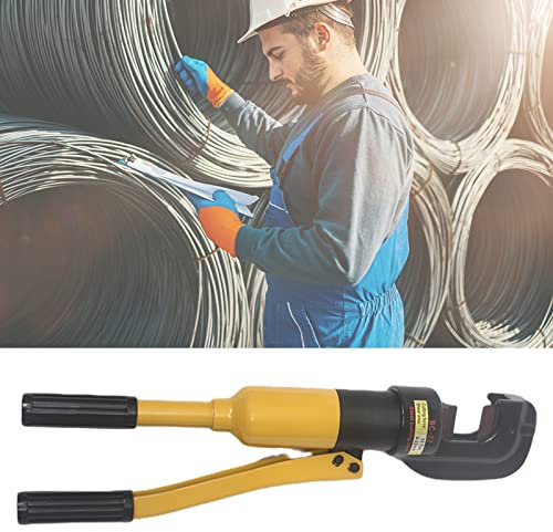 NirWa 8T Hydraulic Rebar Cutter, Steel Bolt Chain Cutting Tool, Bolt Cutters Heavy Duty, Bolt Cutter 4mm to 16mm for Padlocks, Lock Cutter Heavy Duty Chain, Ergonomic Non-Slip Handle Bolt Cutter
