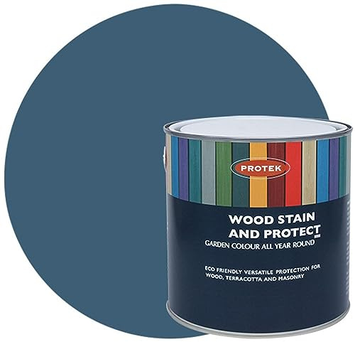Protek Wood Stain & Protector Shearwater 1 Litre