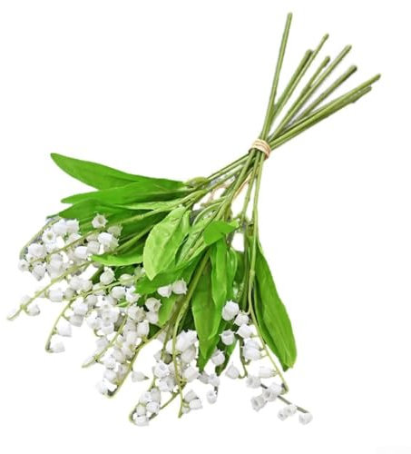 Verschönern Sie jeden Raum mit simulierten 6-Zinken Glockenblume, künstlicher Glockenblume (12 Stück)