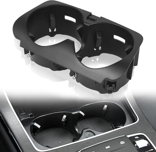 Dixhills Mittelkonsolen Getränkehalter Becherhalter ABS Material Schwarz Ersatz für C-Klasse W205 GLC-Klasse W253 E-Klasse W213 V-Klasse W447 Autozubehör Teil# A2056800691