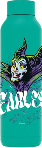 QUOKKA SOLID X DISNEY | BOTELLA TÉRMICA DE ACERO INOXIDABLE DOBLE PARED | VILLAINS MALEFICENT