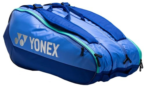 YONEX Team Tennisschlägertasche, Blast Blue, 9 Stück