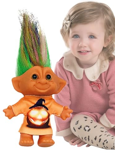 Kleine Troll-Spielfiguren, Niedliche Weihnachts-Figuren, Retro Schreibtischdekoration, Sammelfiguren, Lustige Deko Für Erwachsene Kinderzimmer Wohnzimmer